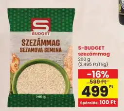 Spar S-BUDGET szezámmag ajánlat