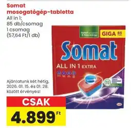 Spar Somat Mosogatógép Tabletta ajánlat