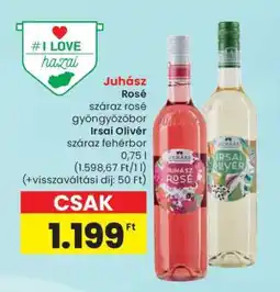 Spar Juhász Rosé & Irsai Olivér ajánlat