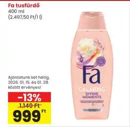 Spar Fa tusfürdő ajánlat