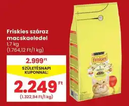 Spar FRISKIES Száraz macskaeledel ajánlat