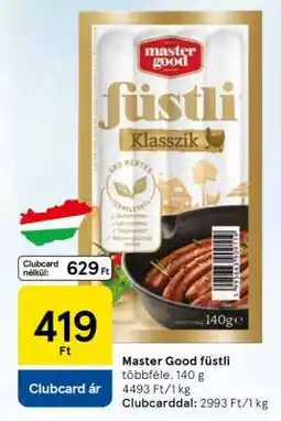 Tesco MASTER GOOD FÜSTLI ajánlat
