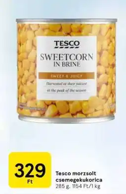 Tesco Tesco morzsolt csemegekukorica ajánlat