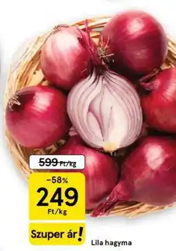 Tesco Lila hagyma ajánlat