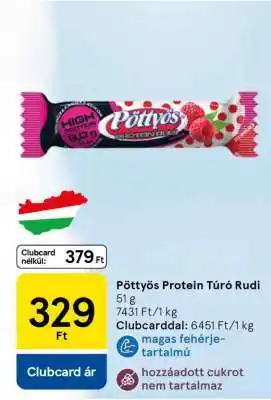 Tesco Pöttyös Protein Túró Rudi ajánlat