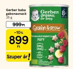 Tesco Gerber baba gabonasnack ajánlat