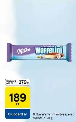 Tesco Milka Waffelini ostyaszelet ajánlat