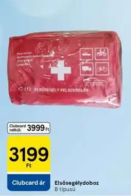Tesco Elsősegélydoboz ajánlat