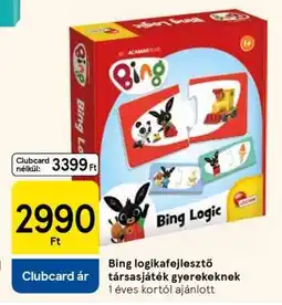 Tesco Bing Logic ajánlat