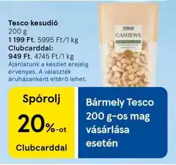 Tesco Tesco kesudió ajánlat