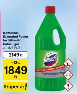 Tesco Domestos Extended Power fertőtlenítő hatású gél ajánlat
