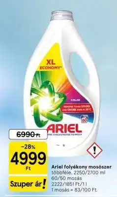Tesco ARIEL Folyékony mosószer ajánlat