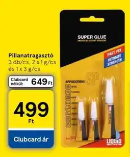 Tesco Pillanatragasztó ajánlat