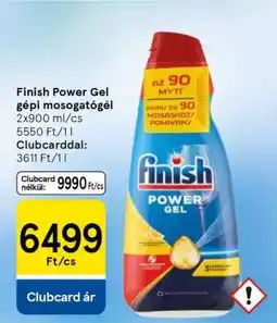 Tesco Finish Power Gel gépi mosogatógél ajánlat
