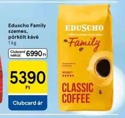 Tesco Eduscho Family szemes, pörkölt kávé ajánlat