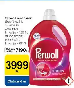 Tesco Perwoll mosószer ajánlat