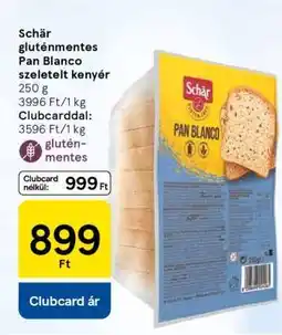 Tesco Schär gluténmentes Pan Blanco szeletelt kenyér ajánlat