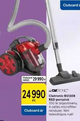 Tesco Clatronic BS1308 RED porszívó ajánlat