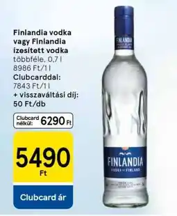 Tesco Finlandia vodka vagy Finlandia ízesített vodka ajánlat