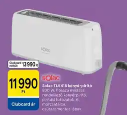 Tesco Solac TL5418 kenyérpirító ajánlat