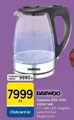Tesco Daewoo DEK-1413 vízforraló ajánlat