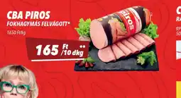CBA CBA PIROS FOKHAGYMÁS FELVÁGOTT ajánlat