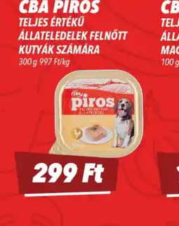 CBA CBA PIROS KUTYAELEDEL ajánlat