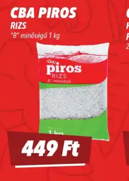 CBA CBA PIROS RIZS ajánlat