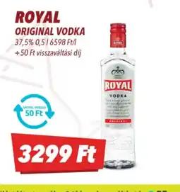 CBA ROYAL ORIGINAL VODKA ajánlat