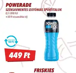 CBA POWERADE SZÉNSAVMENTES IZOTNIÁS SPORTITALOK ajánlat