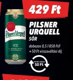 CBA PILSNER URQUELL SÖR ajánlat