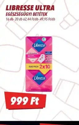 CBA LIBRESSE ULTRA EGÉSZSÉGÜGYI BETÉTEK ajánlat