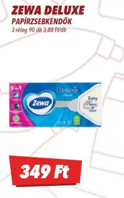 CBA ZEWA DELUXE PAPÍRZSEBKENDŐK ajánlat