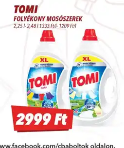 CBA TOMI FOLYÉKONY MOSSZEREK ajánlat