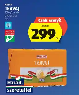 ALDI MILSANI TEAVAJ ajánlat