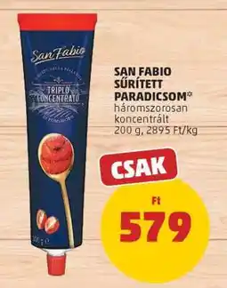 PENNY San Fabio Sűrített Paradicsom ajánlat