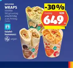 ALDI DAYLICIOUS WRAPS ajánlat