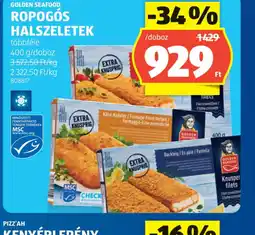 ALDI GOLDEN SEAFOOD ROPOGS HALSZELETEK ajánlat