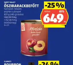 ALDI SWEET VALLEY ŐSZIBARACKBEFŐTT ajánlat
