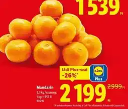 Lidl Mandarin ajánlat