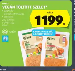 ALDI MYVAY VEGÁN TÖLTÖTT SZELET ajánlat