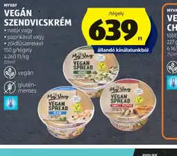 ALDI MYVEG VEGÁN SZENDVICSKRÉM ajánlat