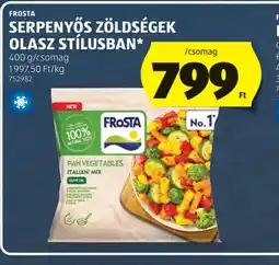 ALDI FROSTA SERPENYŐS ZÖLDSÉGEK ajánlat