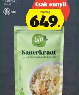 ALDI BIO SAVANYÚKÁPOSZTA ajánlat