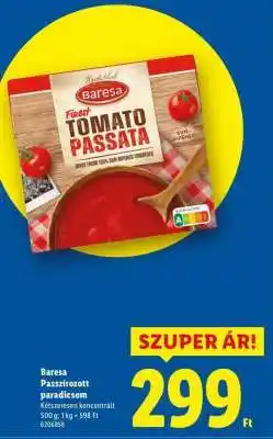 Lidl Baresa Passzírozott paradicsom ajánlat