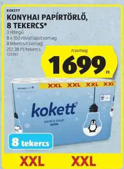 ALDI Konyhai papírtörlő, 8 tekercs ajánlat