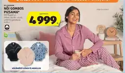 ALDI Női gombos pizsama ajánlat