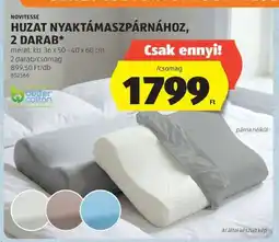 ALDI NOVITESSE HUZAT NYAKTÁMASZPÁRNÁHOZ, 2 DARAB ajánlat