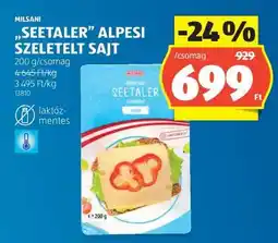 ALDI MILSANI „SEETALER” ALPESI SZELETELT SAJT ajánlat