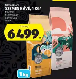 ALDI MANTARO CAFÉ SZEMES KÁVÉ, 1 KG ajánlat